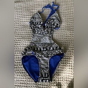 Cut- Away Bathing Suit